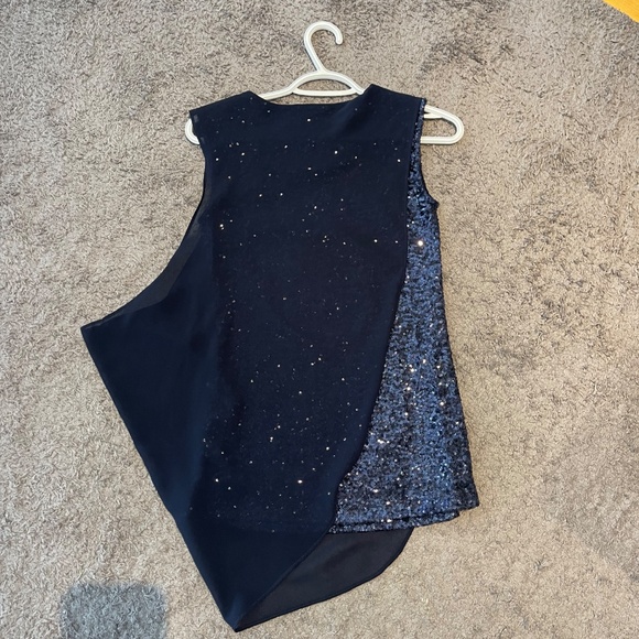 Le château stylish blouse in dark blue - Picture 2 of 5